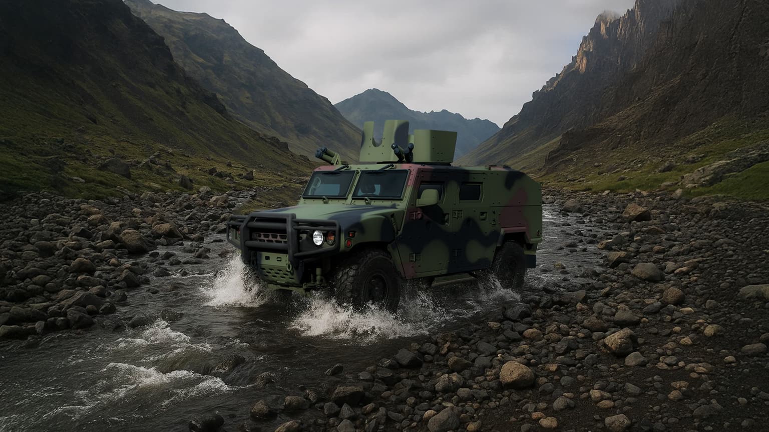 Kia Bulletproof Reconnaissance Vehicle