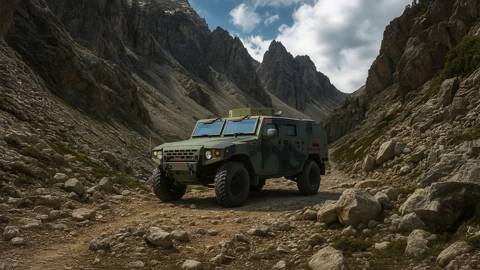 Kia Weapon Carrier - Missile, Machine Gun